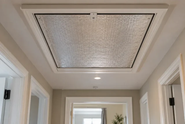 Ceiling attic access hatch