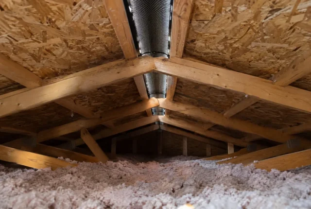 Residential roof framing and attic ventilation